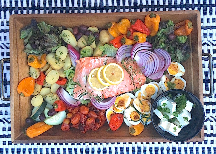Seduction Meals Baked Salmon Platter
