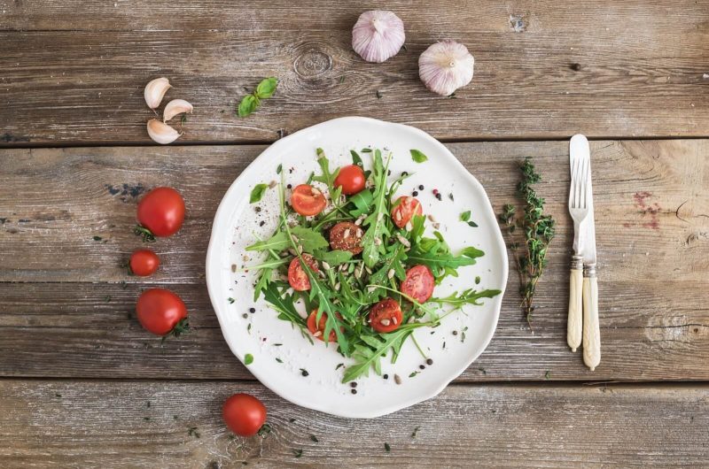 Salad with Arugula & Cherry Tomatoes (Yummly Rich Recipes Demo)