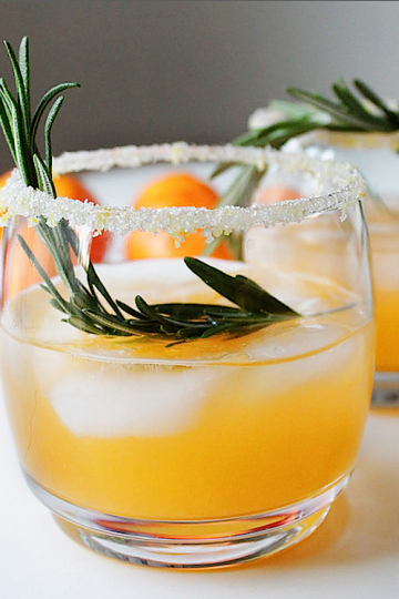 Rosemary Infused Winter Sun Cocktail