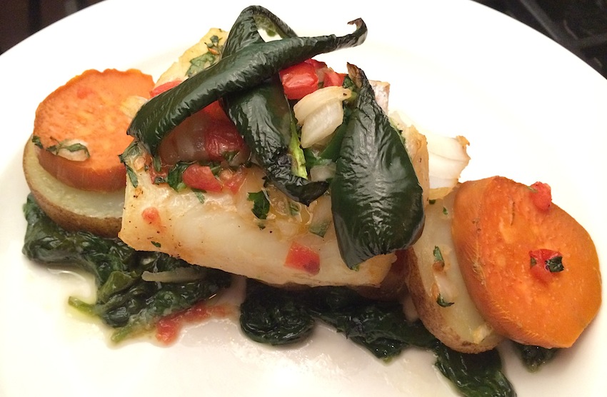 Virginia's Potato Cod Bake for Two