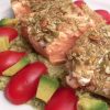 Pumpkin Seed Crusted Salmon for Valentine's Day