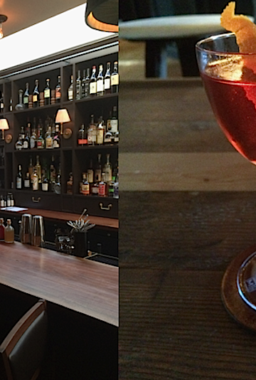 Sipping A Negroni at Fish & Game in Hudson New York