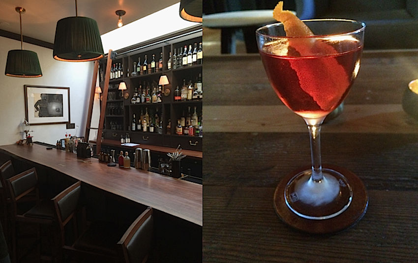 Sipping A Negroni at Fish & Game in Hudson New York