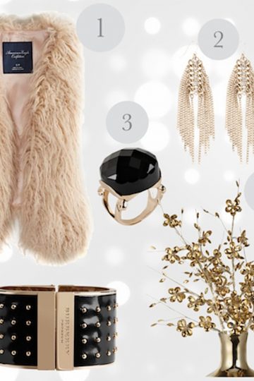 Christmas Gifts for Her: Black & Gold