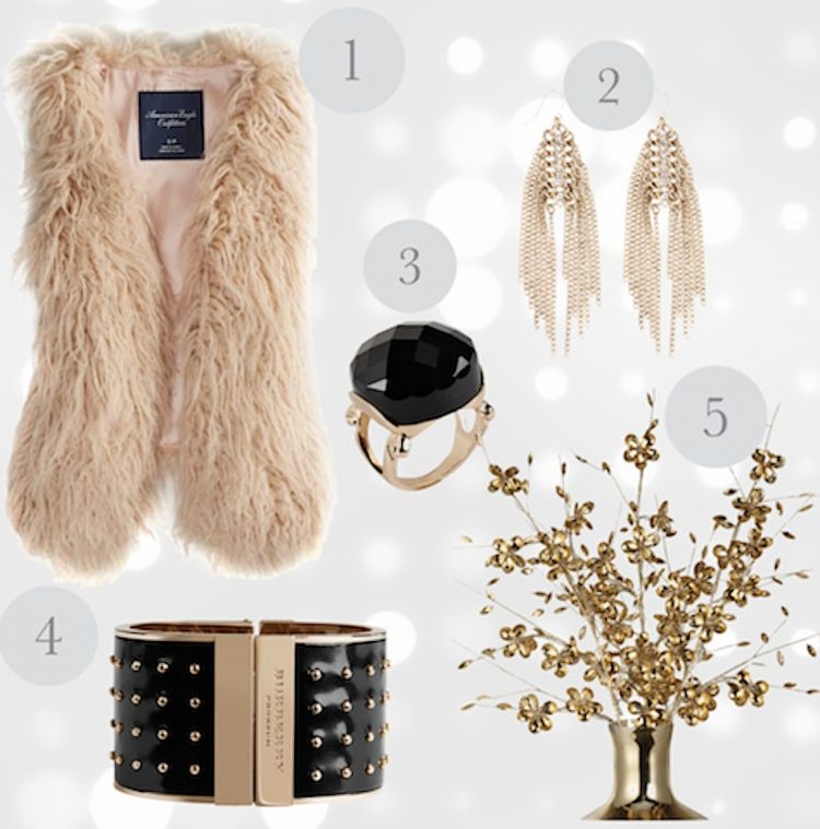 Christmas Gifts for Her: Black & Gold